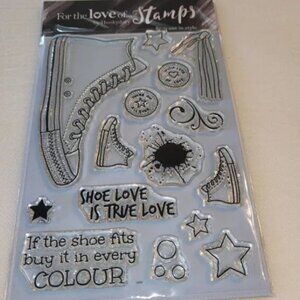 Hunkydory For the Love of Stamps Step Out in Style Shoes Clear Fashionista